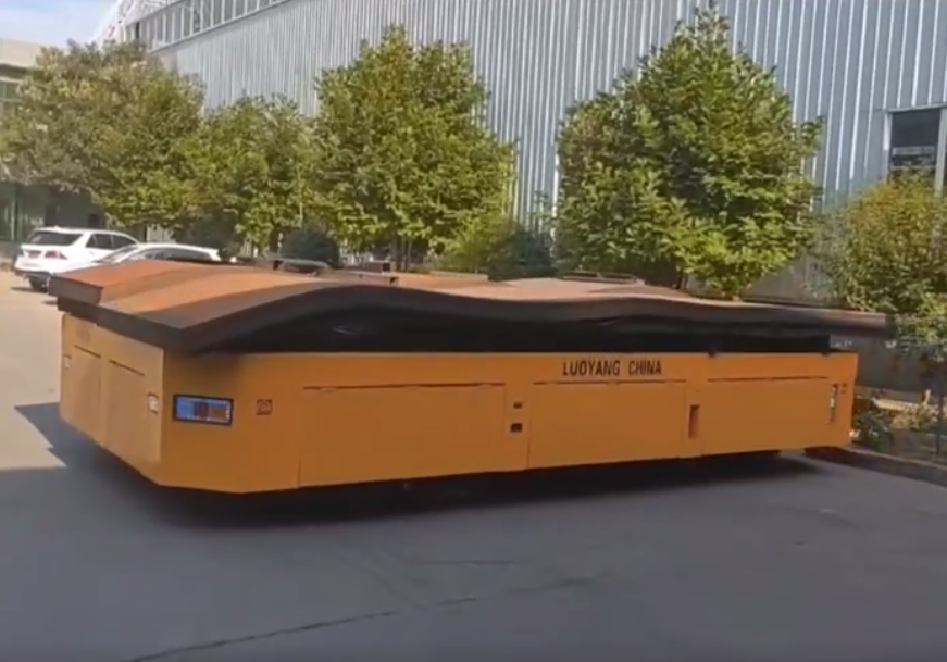 60噸舵輪電動(dòng)板車